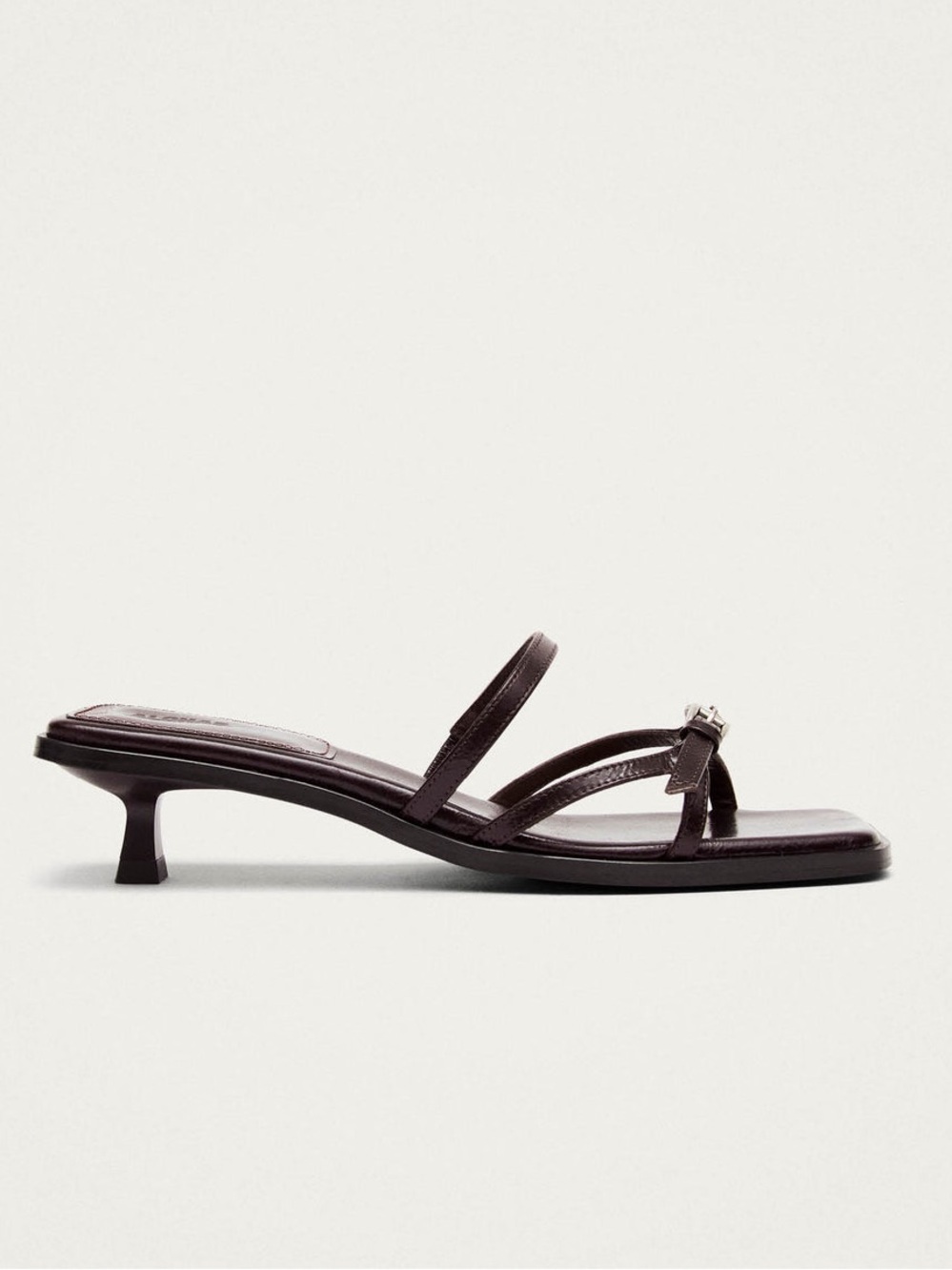Alohas Liko Rift Dark Brown Leather Sandals - Picture 3 of 6